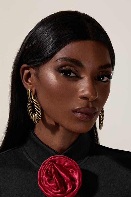18K Gold Plated Hoop 02